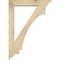 Ekena Millwork Imperial Traditional Rough Sawn Bracket w/ Offset Brace, Douglas Fir, 6"W x 30"D x 42"H BKT0604X30X42IMP01RDF - alternate 4